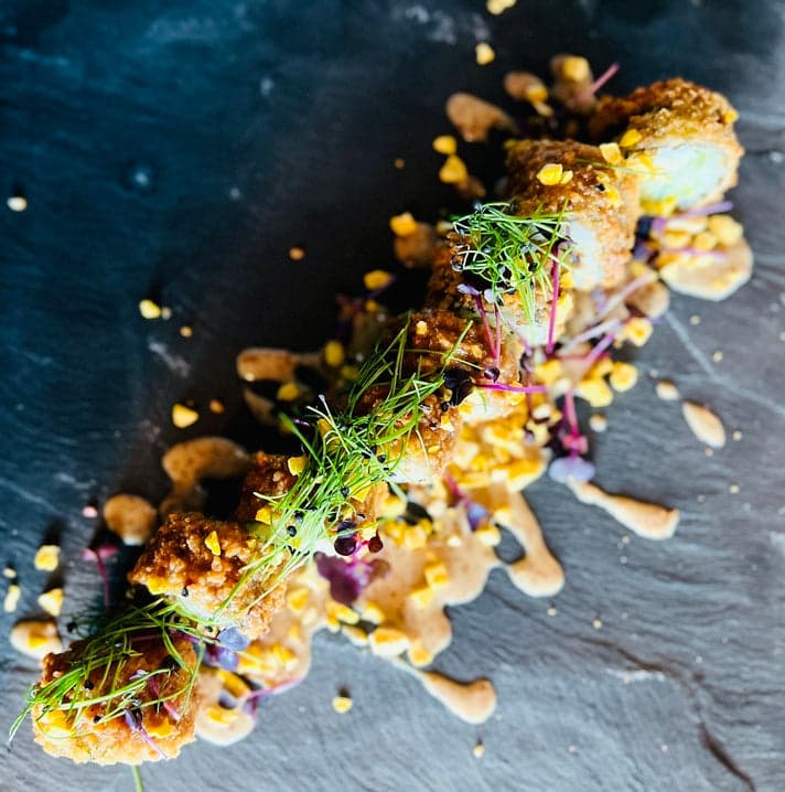 Crispy veggie roll